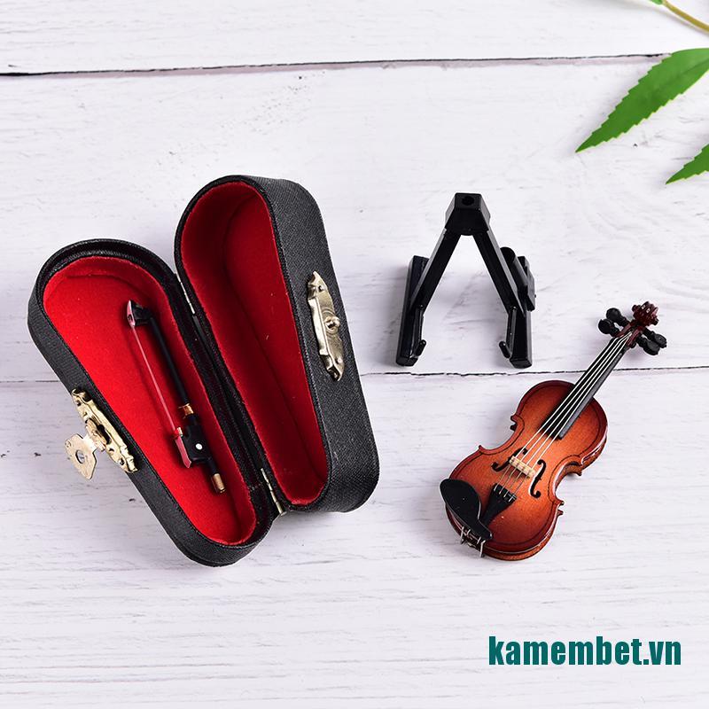 Đàn Violin Mini Chất Liệu Gỗ Kèm Hộp Đựng