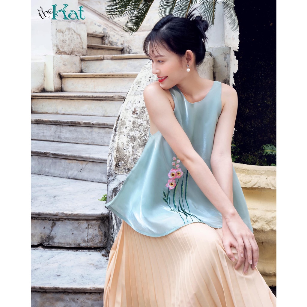 Áo Tú Xuân The Kat House, vải tơ Organza mịn màng, mỏng nhẹ, thoáng mát