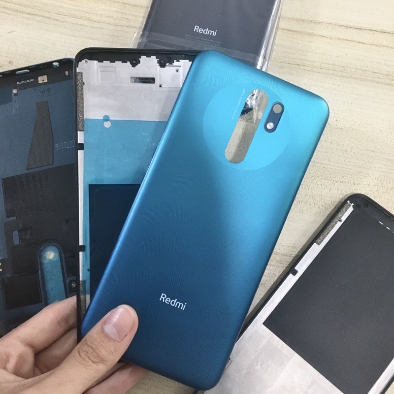 Combo Màn Hình + Bộ Vỏ Sườn Xiaomi Redmi 9 Hàng Cao Cấp ( Tặng keo dán màn hình B-7000)