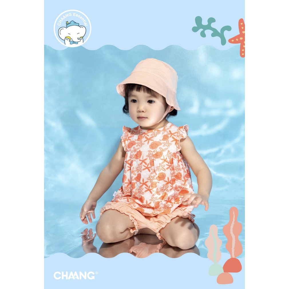 Mũ Nón rộng vành có quai mùa hè cho bé đi du lịch vải mềm