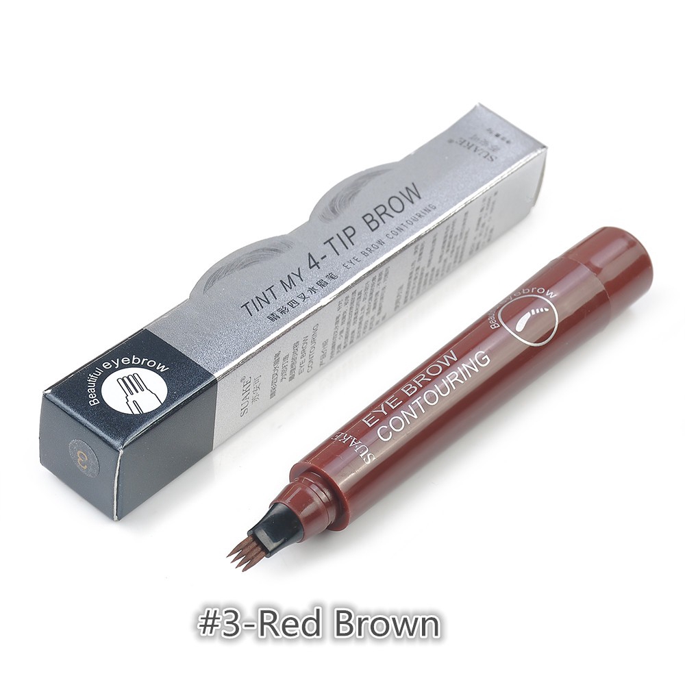 Bút vẽ lông mày kháng nước lâu trôi thiết kế đầu nĩa độc đáo