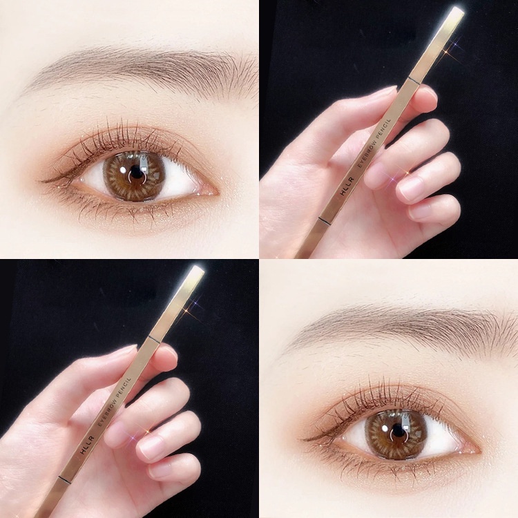 Bút Kẻ Lông Mày Kiêm Kẻ Mắt Thiết Kế Hai Đầu Chống Thấm Nước Và Mồ Hôi Không Dễ Phai Màu