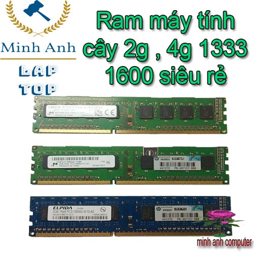 Ram pc ddram3 2g 4g bus 1333/1600