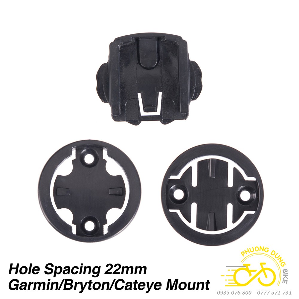 Bộ đế nhựa adapter dành cho đồng hồ xe đạp Garmin Bryton Cateye