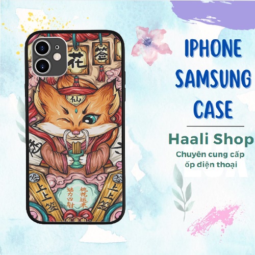 Ốp ĐT Đôi Cho Bạn Thân Hình Bí Ẩn Cáo Con Làm Quan Chống Bụi Bẩn cho IPHONE SAMSUNG MYS20220142