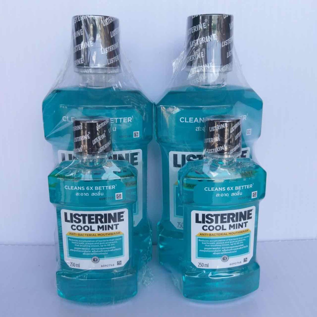 Súc miệng Listerine Cool Mint Thái Lan 750+ 250ml