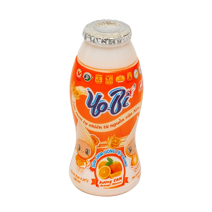 1 lốc SỮA CHUA UỐNG TIỆT TRÙNG YOBI CHAI 100ML
