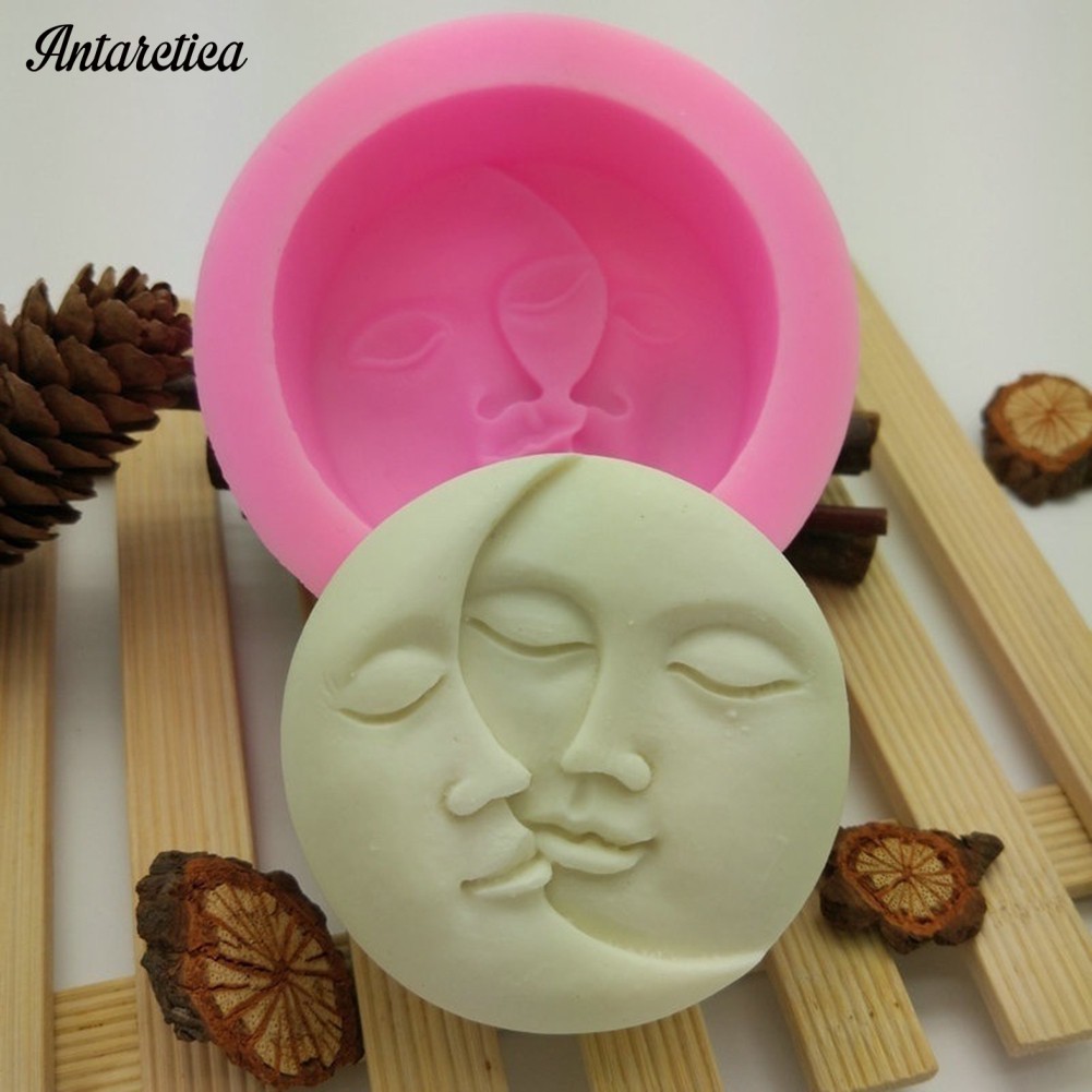 Baking Tools Moon Face Fondant Cake Kitchen