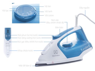 Bàn ủi hơi nước Electrolux ESI5126 [Hàng Trưng Bày Thanh Lý Giảm Giá 50%]