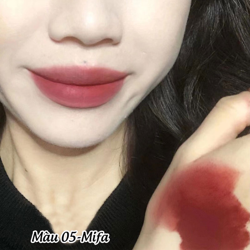 Son Cappuvini Vỏ Xanh Mền Mịn Môi Trống Nước Lâu Trôi