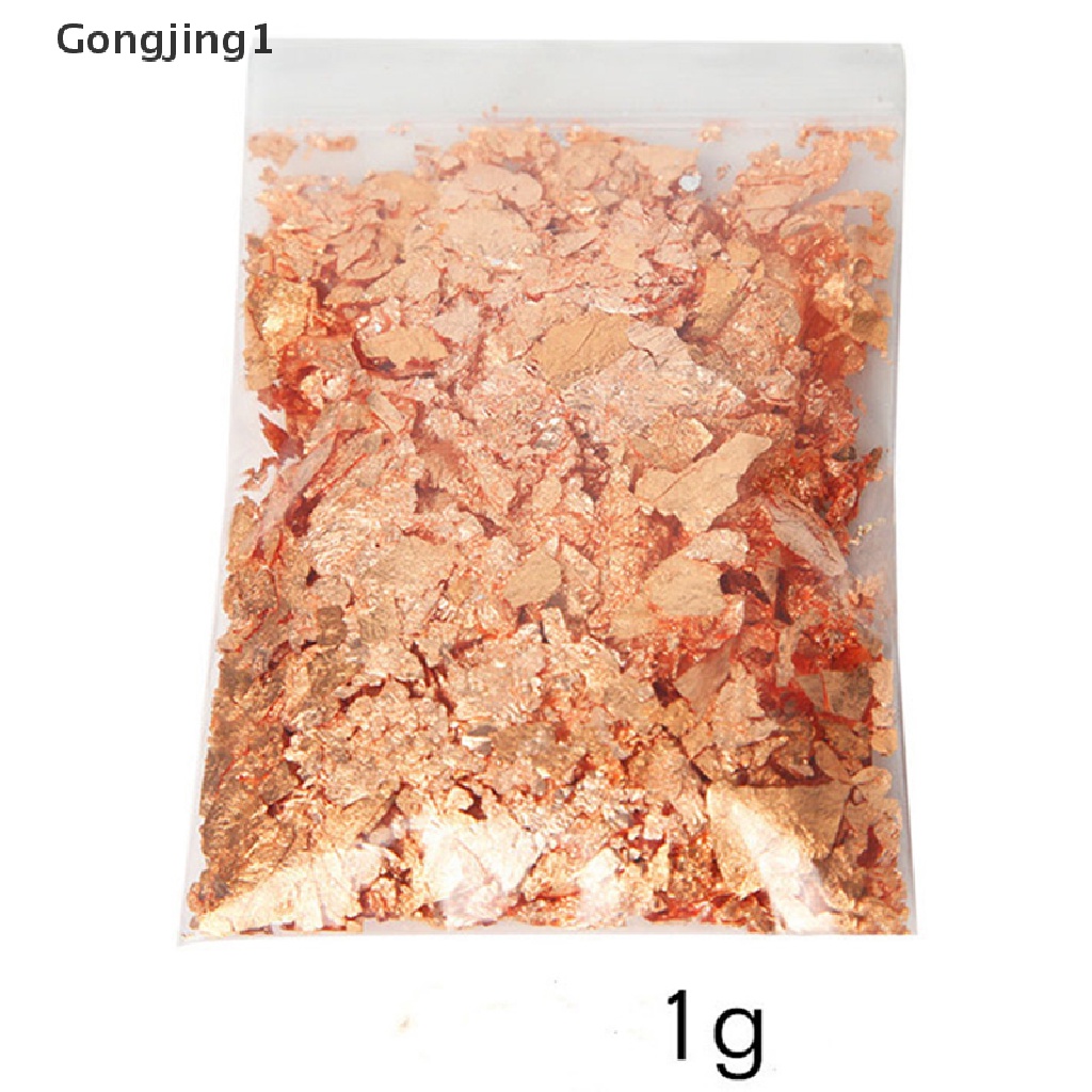 Lọ lá vàng/ bạc/ vàng hồng trang trí mỹ phẩm có thể ăn được 1/ 2g đa năng