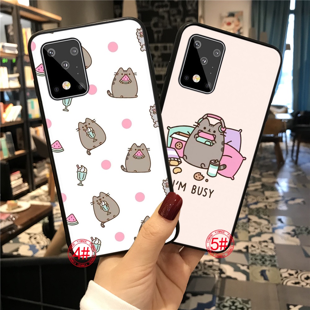 Ốp Điện Thoại TPU Dẻo Họa Tiết Hoạt Hình Mèo pusheen Cho iPhone 6 6S 7 8 Plus X XS XR 11 Pro Max 125N