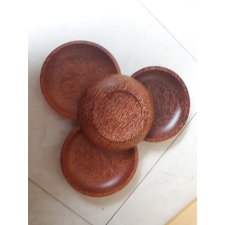 Dĩa tròn gỗ dừa