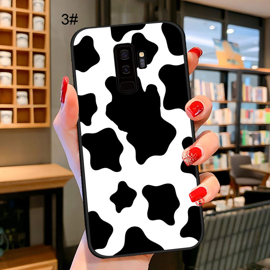 Ốp Điện Thoại Silicone Mềm Họa Tiết Bò Sữa 55ni Cho Samsung Galaxy A9 A8 A7 A6 Plus S6 S7 Edge