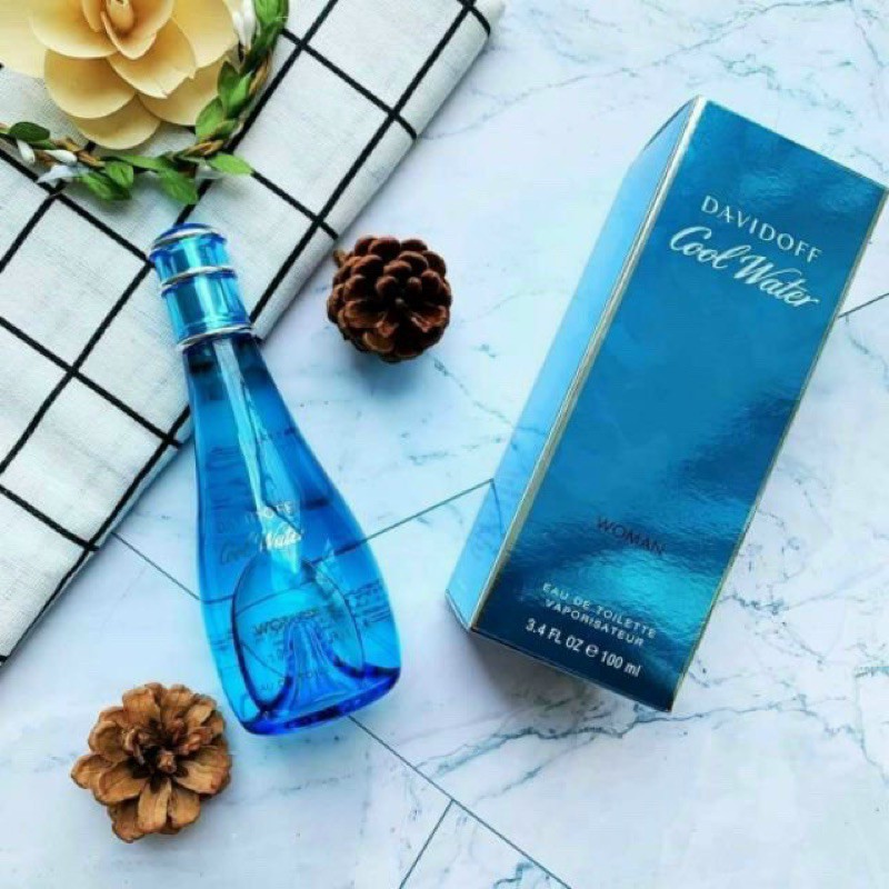 Nước hoa DAVIDOFF - Cool Water for Woman EDT 100ml (xanh)