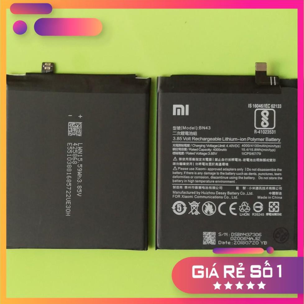 Sale giá rẻ Free ship  PIN ĐIỆN THOẠI XIAOMI REDMI NOTE 4X (BN43) PHIÊN BẢN 32GB