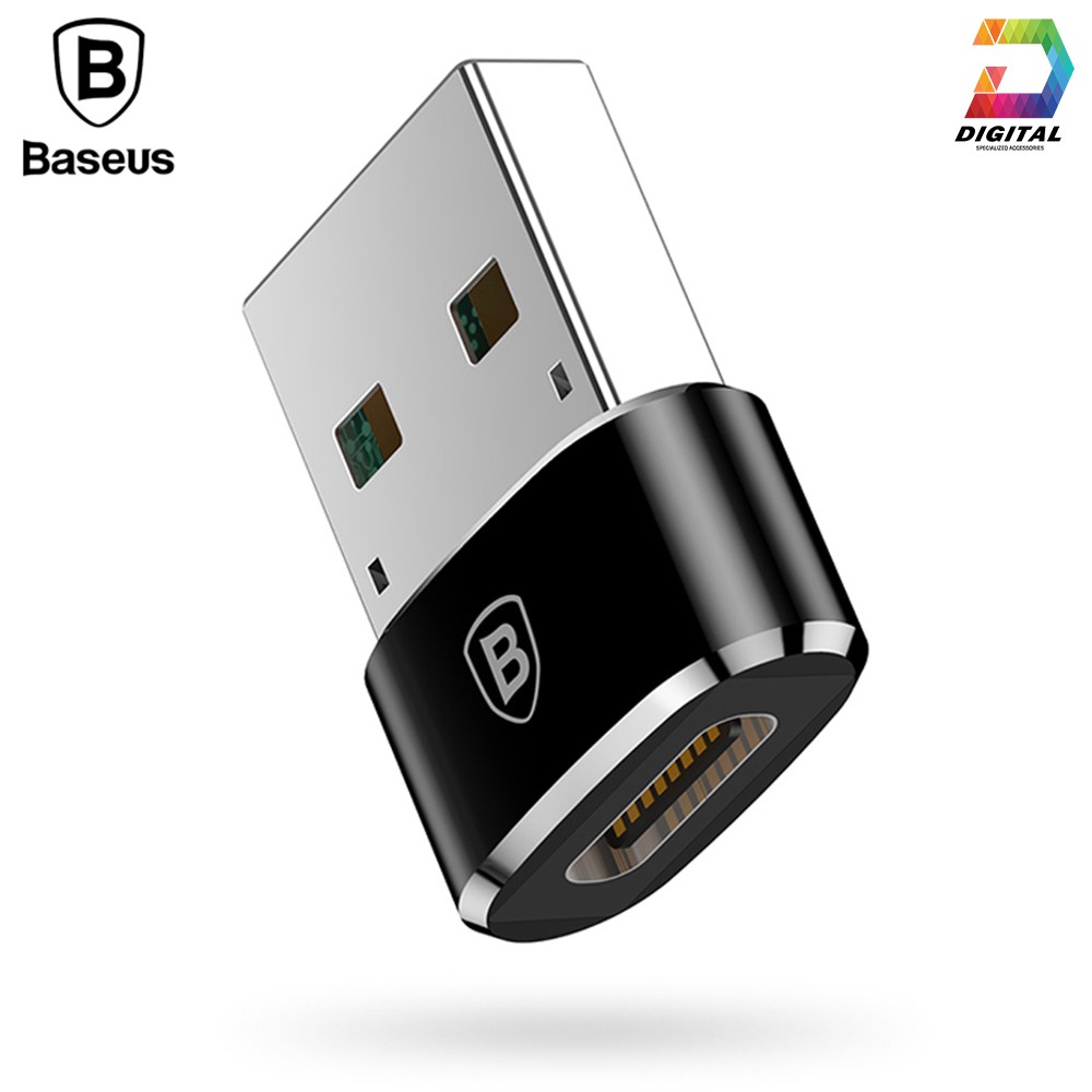 Đầu Chuyển USB sang USB Type C tốc độ cao Baseus Chính Hãng
