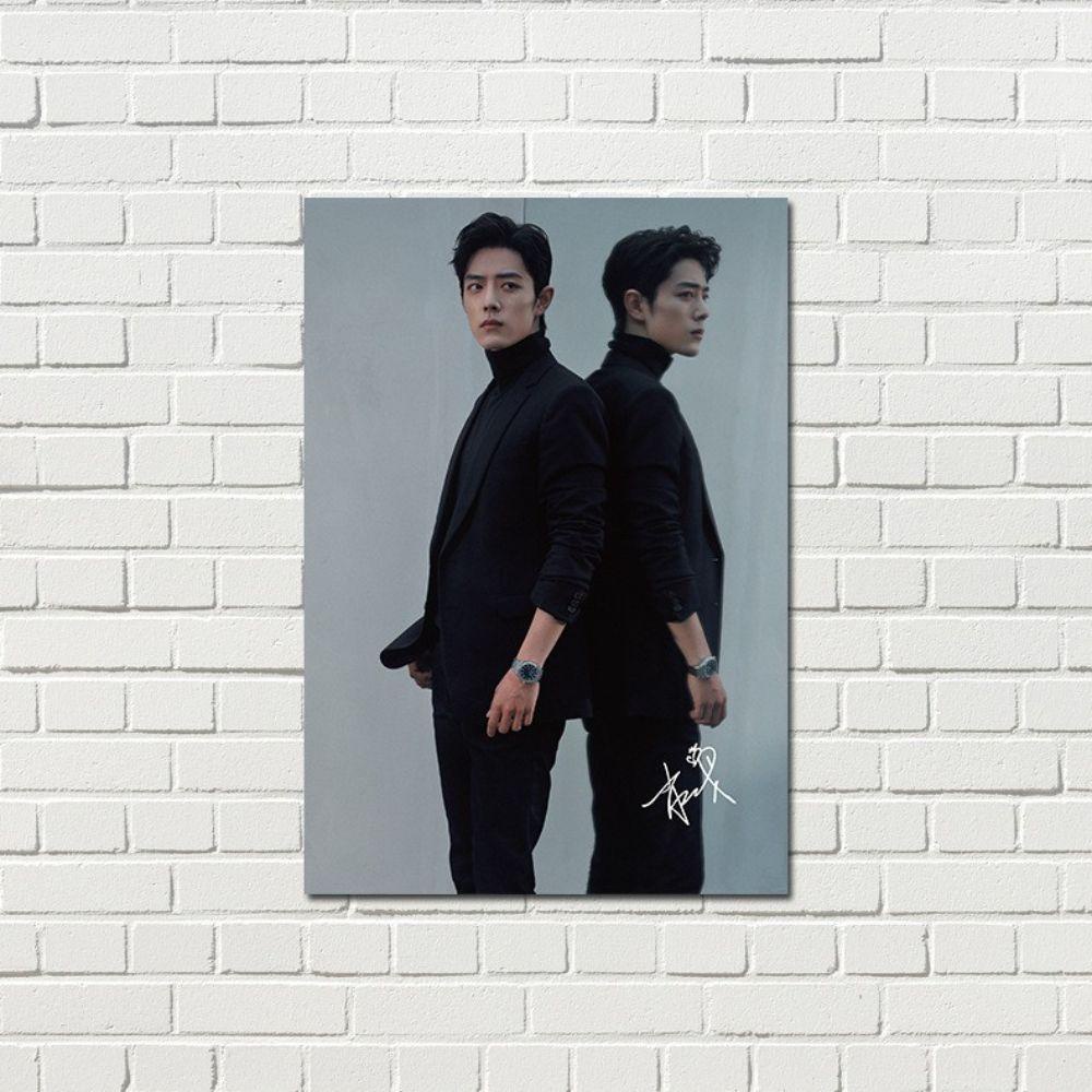 Set 8 Tấm Poster Dán Tường Hình Ngôi Sao Xiao Zhan