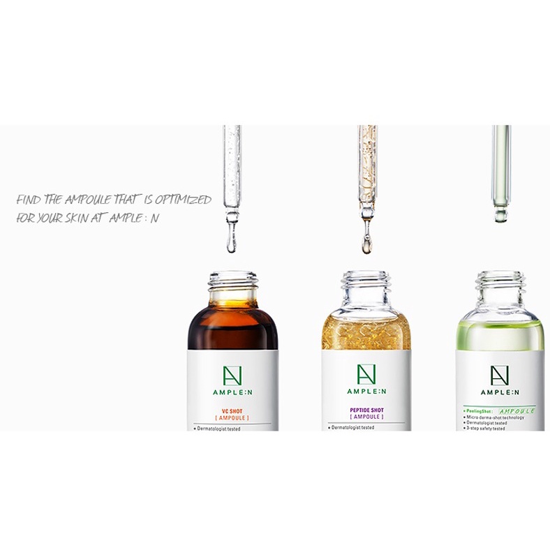 Sản phẩm dưỡng da Ampoule Peptide/ VC/ Ceramide/ Peeling/ Hyaluron/ Gold 24K