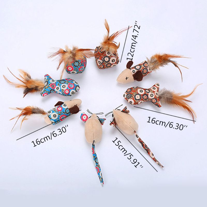 Gậy Trêu Mèo Có Tua Rua Thay Thế