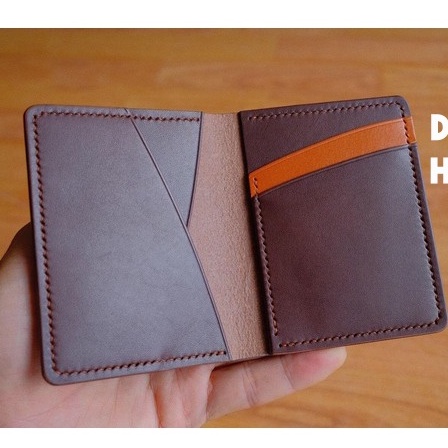 Ví Card Da Bò Ví Đựng Thẻ Nam Da Thật Handmade Libira Leather – Đồ Da Thủ Công Làm Theo Yêu Cầu