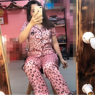 🌸🌿đồ bộ lụa satin da beo 🌿🌸