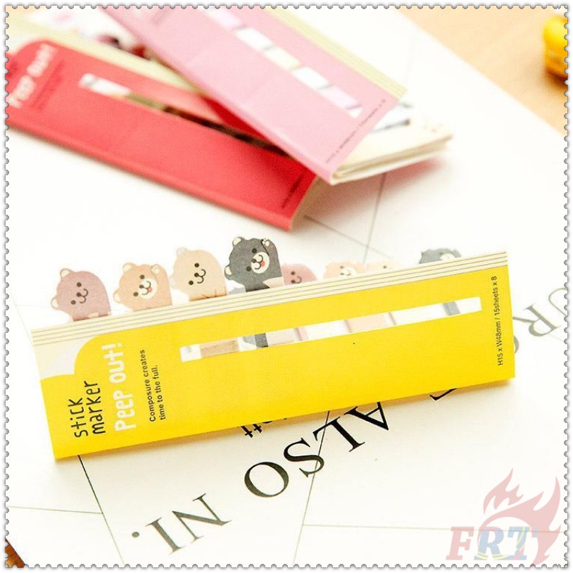 160 Tờ ✿ Giấy Ghi Chú Họa Tiết Động Vật Hoạt Hình Dễ Thương Q-1 ✿ Miếng Dán Ghi Chú Đánh Dấu Trang Sách Tiện Dụng