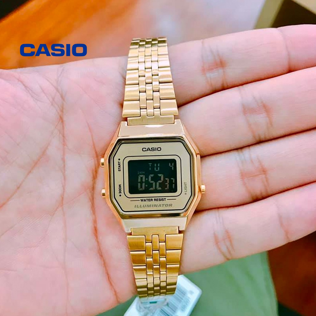 Đồng hồ nữ CASIO LA680WGA-9BDF chính hãng - Bảo hành 1 năm, Thay pin miễn phí