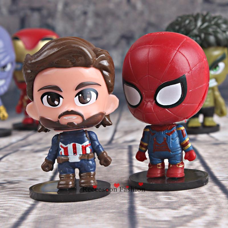 6 mô hình siêu nhân Avengers 4 chân thật