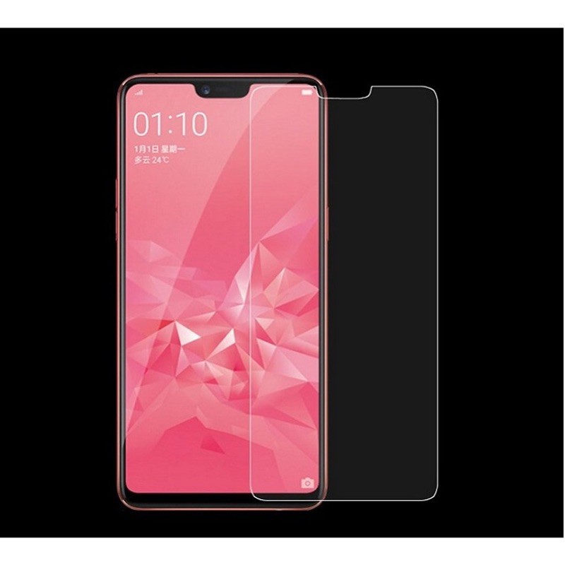 Kính cường lực 2.5D Oppo F7 trong suốt mài cạnh tặng kèm giấy lau