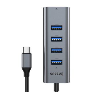BỘ CHUYỂN ĐỔI TYPE-C SANG 4 CỔNG USB + HDMI BASEUS CAHUB-N0G