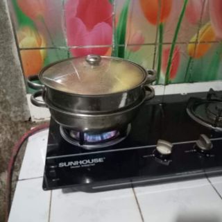 Nồi hấp 2 tầng cỡ 28cm