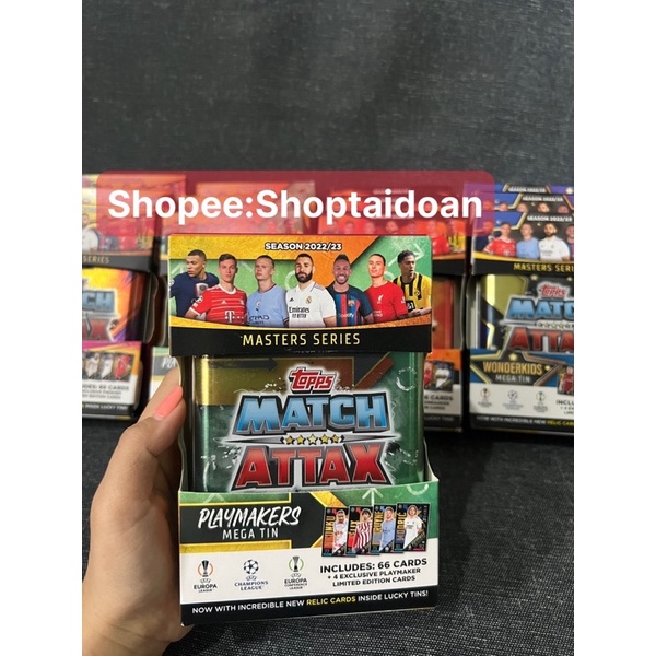 Hộp Thẻ lớn  Match Attax Champions league mùa 22/23