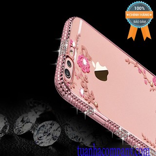 ốp lưng viền hoa đính đá cao cấp iphone 6S,