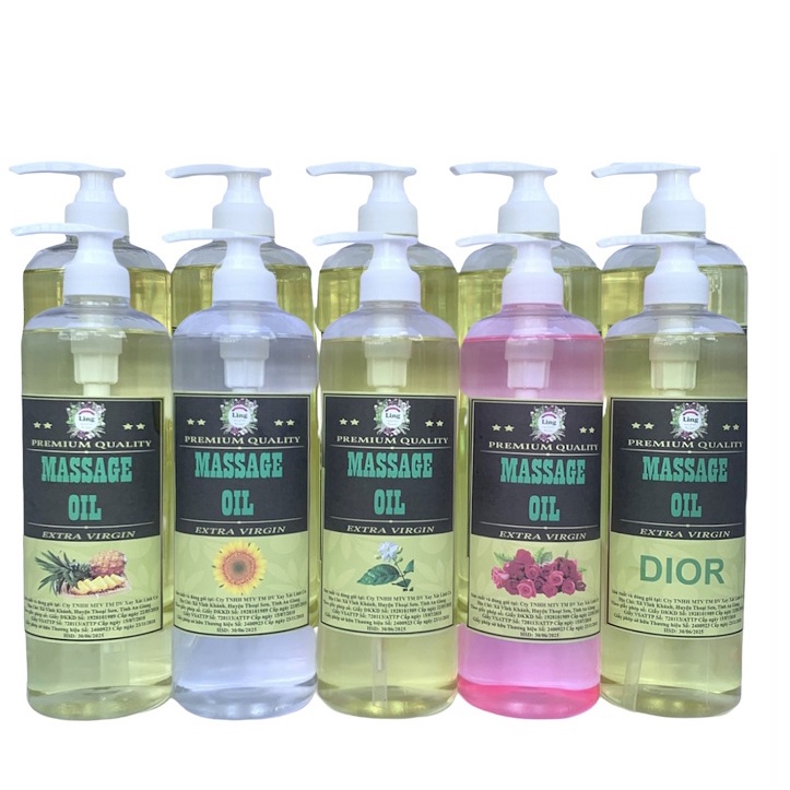 1 Lít Dầu Massage Body Tinh Dầu Sả Thiên nhiên 100% dùng cho mọi loại da