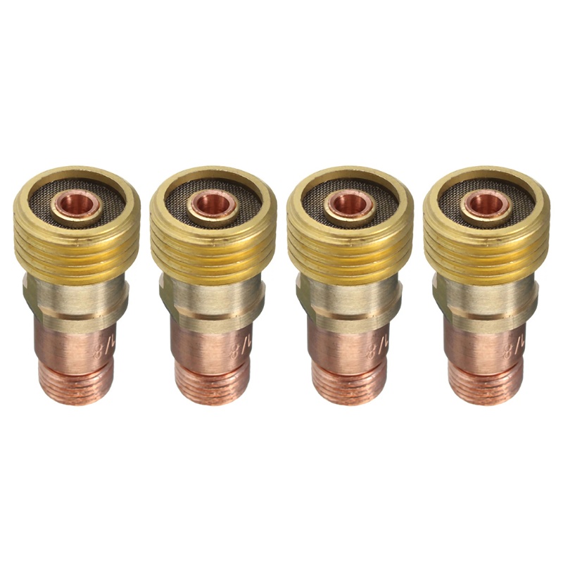 Set 4 Đầu Kẹp Ống Dẫn Khí Gas 17GL116 10N23S TIG SR WP 17 18 26 TIG Chuyên Dụng