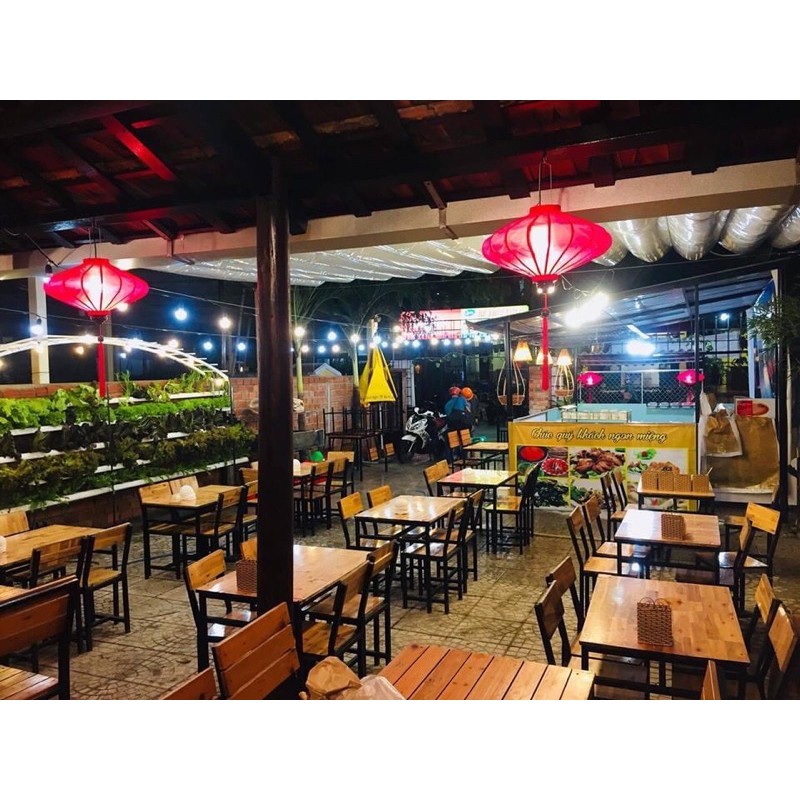 Đèn lồng đĩa bay Hội An  vải phi trơn chống nước