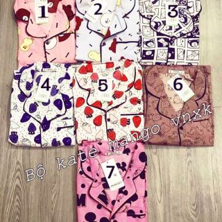 Bộ pijama mango vnxk