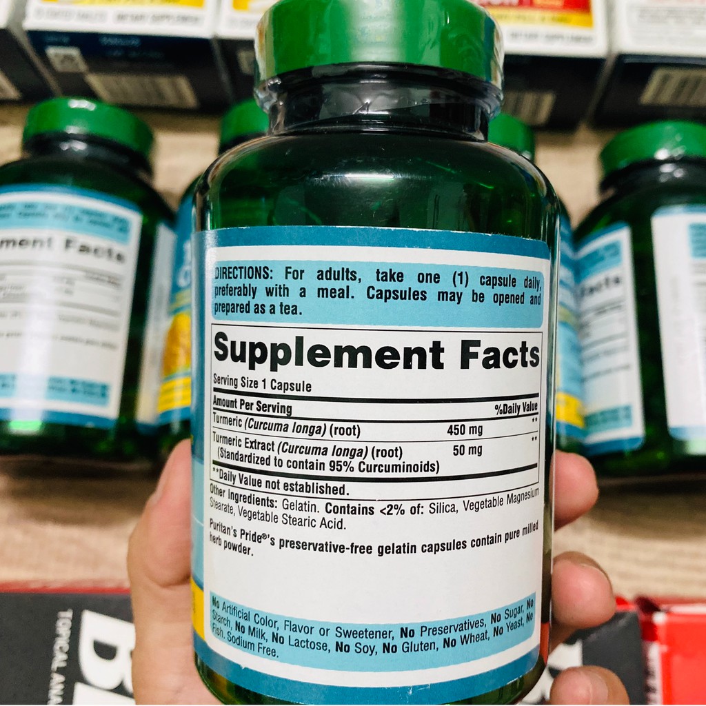 [Có bill Mỹ] Nghệ viên Turmeric Curcumin của Mỹ DATE 2023 | BigBuy360 - bigbuy360.vn