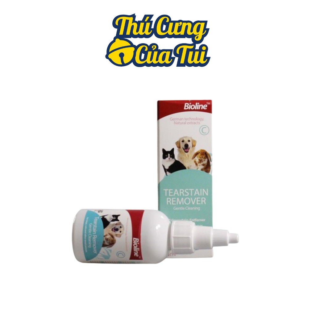 Nước Rửa Vệ Sinh Mắt Cho Thú Cưng Chó Mèo Eye Care Bioline 50ml - Thú Cưng Của Tui