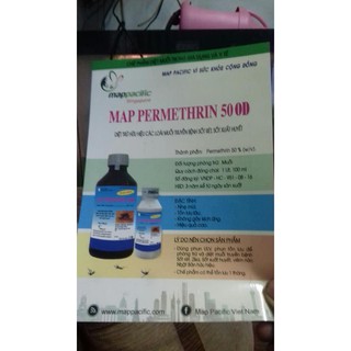 THUỐC DIỆT MUỖI CÔN TRÙNG PERMETHRIN 50EC 1L