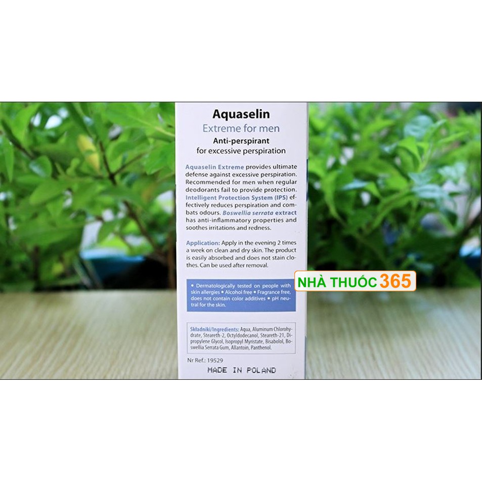Aquaselin Extreme For Men - Lăn nách khử mùi hôi cho nam