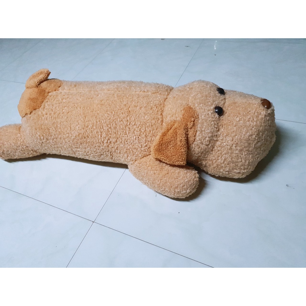 Gấu Bông Gối Ôm Gối Ngủ Chó Mũi nâu Tai Dài Màu Nâu 1m2 Đáng Yêu Mềm Mại Dễ Thương cho người lớn trẻ em