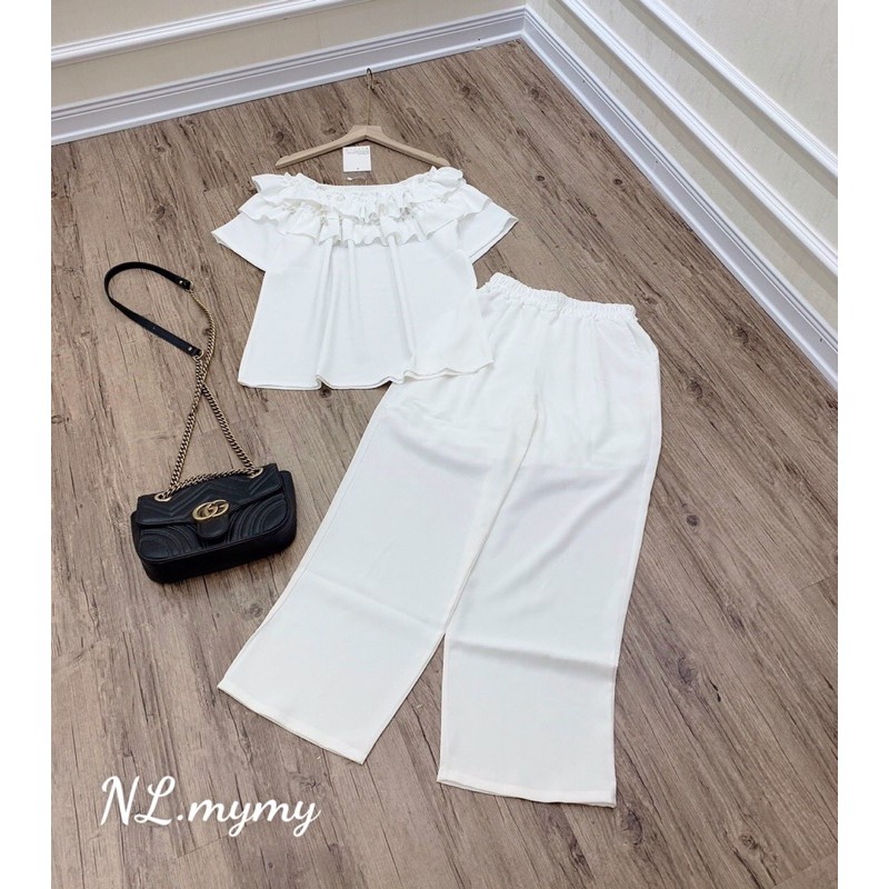 Set trễ vai trắng siêu đẹp