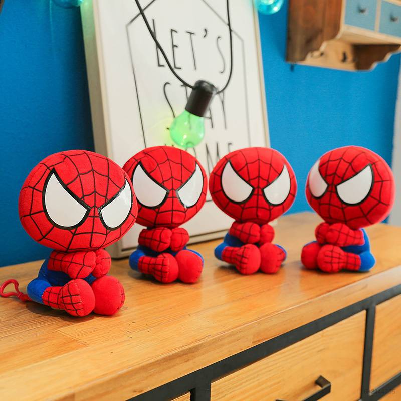 Búp Bê Nhồi Bông Hình Người Nhện Marvel Trang Trí Xe Hơi / Nhà Cửa / Quà Tặng Cho Bé