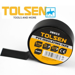 Cuộn Băng Keo Điện Đen TOLSEN 38023