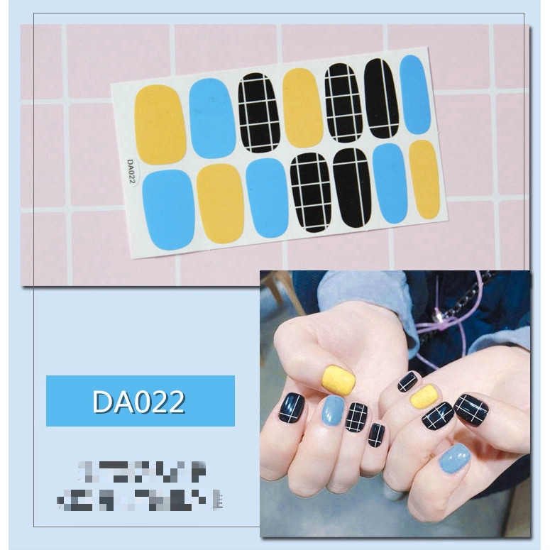 Set 14 Sticker Dán Móng Nghệ Thuật