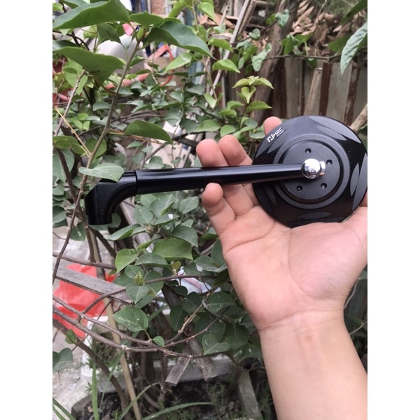 Gương tròn nhôm chính hãng H2C cao cấp cực xịn