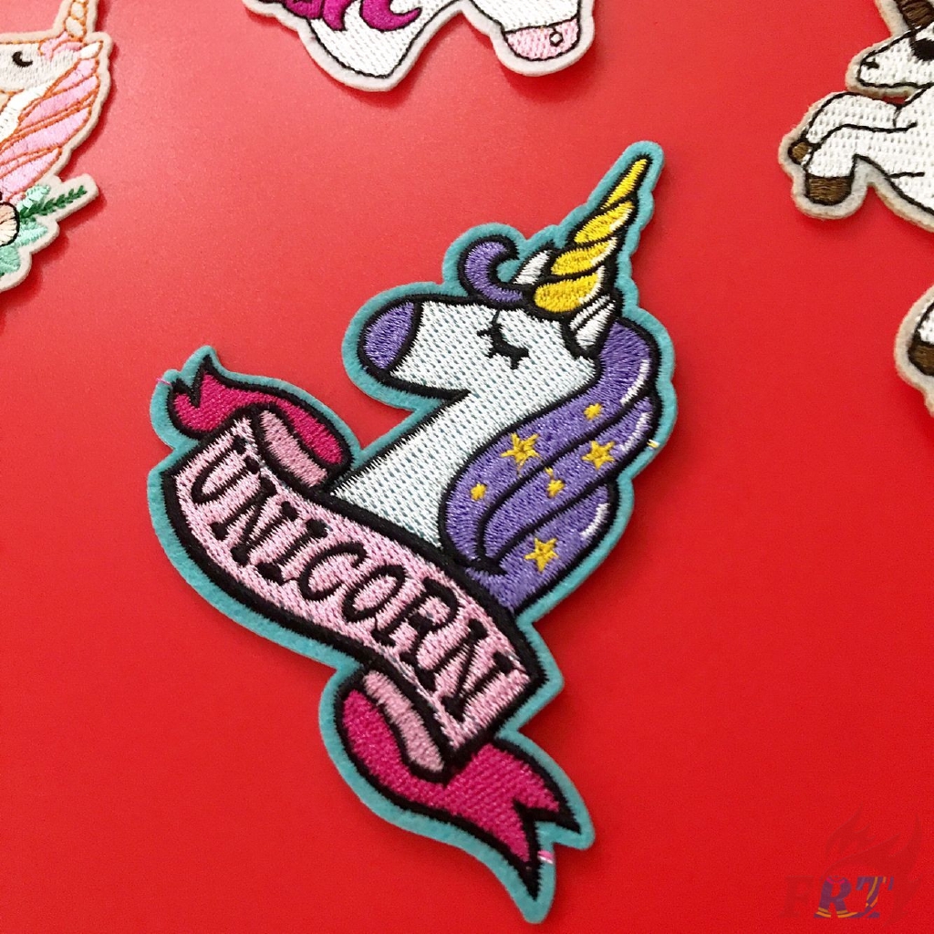 Miếng thêu trang trí quần áo hình kỳ lân tùy chọn xinh xắn