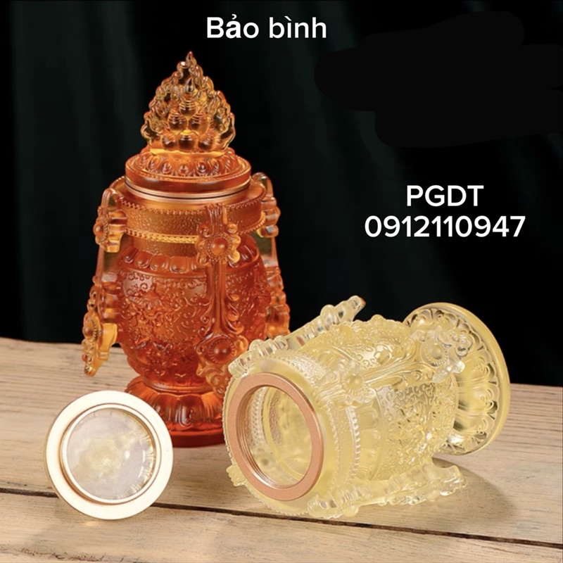Bảo Bình liuli đựng xá lợi - pháp bảo